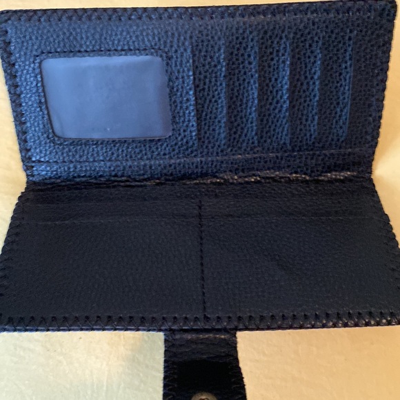 Bohemian wallet with slots to put in your credit card business cards and… - Picture 3 of 5